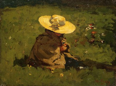 Girl in the Grass by Willem de Zwart